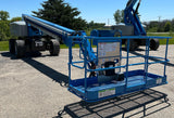 2014 GENIE S85 TELESCOPIC STRAIGHT BOOM LIFT AERIAL LIFT WITH JIB ARM 85' REACH DIESEL 4WD 2506 HOURS STOCK # BF9499539-WIB