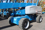 2016 GENIE S85 TELESCOPIC STRAIGHT BOOM LIFT AERIAL LIFT WITH JIB ARM 85' REACH DIESEL 4WD 2609 HOURS STOCK # BF9545159-NLE