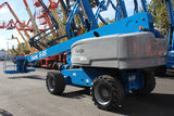 2016 GENIE S85 TELESCOPIC STRAIGHT BOOM LIFT AERIAL LIFT WITH JIB ARM 85' REACH DIESEL 4WD 2609 HOURS STOCK # BF9545159-NLE