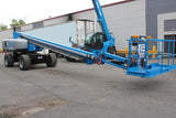 2019 GENIE S85XC TELESCOPIC STRAIGHT BOOM LIFT AERIAL LIFT WITH JIB ARM 85' REACH DIESEL 4WD 1716 HOURS STOCK # BF9948179-NLE