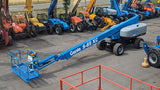 2019 GENIE S85XC TELESCOPIC STRAIGHT BOOM LIFT AERIAL LIFT WITH JIB ARM 85' REACH DIESEL 4WD 1716 HOURS STOCK # BF9948179-NLE