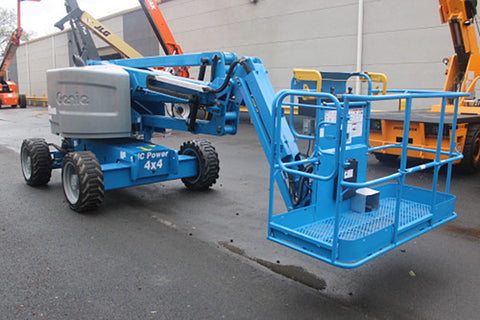 2017 GENIE Z45/25J ARTICULATING BOOM LIFT AERIAL LIFT WITH JIB ARM 45' REACH DIESEL 4WD 2493 HOURS STOCK # BF9398759-NLE