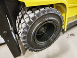 2005 HYSTER H155XL 15500 LB DIESEL FORKLIFT PNEUMATIC 144/212" 2 STAGE CLEAR VIEW MAST DUAL TIRES ENCLOSED CAB 3419 HOURS STOCK # BF9235139-BUF - United Lift Equipment LLC
