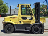 2018 HYSTER H155FT 15500 LB DIESEL FORKLIFT PNEUMATIC 106/133" 2 STAGE MAST SIDE SHIFTING FORK POSITIONER ENCLOSED CAB 6700 HOURS STOCK # BF9398129-RIL