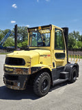 2018 HYSTER H155FT 15500 LB DIESEL FORKLIFT PNEUMATIC 106/133" 2 STAGE MAST SIDE SHIFTING FORK POSITIONER ENCLOSED CAB 6700 HOURS STOCK # BF9398129-RIL