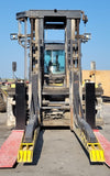 2014 HYSTER H700 70000 LB CAPACITY DIESEL FORKLIFT PNEUMATIC 172" 2 STAGE MAST SIDE SHIFTING FORK POSITIONER CAB WITH HEAT AND A/C 11180 HOURS STOCK # BF92591729-LJTX