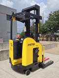 2018 HYSTER N30ZDR2-16.5 3000 LB ELECTRIC NARROW AISLE DEEP REACH FORKLIFT CUSHION 110/251 3 STAGE MAST FULL FREE LIFT SIDE SHIFTER STOCK # BF9229859-RIL