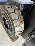 2013 TOYOTA 8FGU15 3000 LB LP GAS FORKLIFT PNEUMATIC 86/198 3 STAGE MAST SIDE SHIFTING FORK POSITIONER 2482 HOURS STOCK # BF979789-BUF