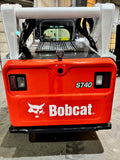 2023 BOBCAT S740 SKID STEER 654 HOURS 3100 LB CAPACITY DIESEL PNEUMATIC TIRES ENCLOSED HEATED CAB AUXILLARY HYDRAULICS 55" INDUSTRIAL BUCKET BF9243499-BUF