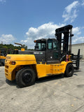2018 HYUNDAI H180D-9 40000 LB DIESEL FORKLIFT PNEUMATIC 168/198 2 STAGE MAST SIDE SHIFT FORK POSITIONER ENCLOSED CAB HEAT AC STOCK # BF1109569-NCB - United Lift Equipment LLC
