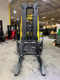 2022 HYSTER S80FT-BCS 8000 LB LP GAS FORKLIFT SMOOTH CUSHION 98/213" 3 STAGE MAST SIDE SHIFTING FORK POSITIONER 987 HOURS STOCK # BF9123539-ILE