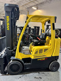 2022 HYSTER S80FT-BCS 8000 LB LP GAS FORKLIFT SMOOTH CUSHION 98/213" 3 STAGE MAST SIDE SHIFTING FORK POSITIONER 987 HOURS STOCK # BF9123539-ILE