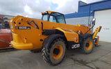 2021 JCB 508-66TC 8000 LB DIESEL TELESCOPIC FORKLIFT TELEHANDLER PNEUMATIC 4WD ENCLOSED CAB 1006 HOURS STOCK # BF91369179-HLOH