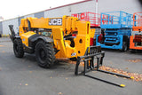 2022 JCB 512-56 12000 LB 4X4 DIESEL TELESCOPIC FORKLIFT TELEHANDLER WITH OUTRIGGERS OPEN CAB 1460 HOURS STOCK # BF91098719-NLE