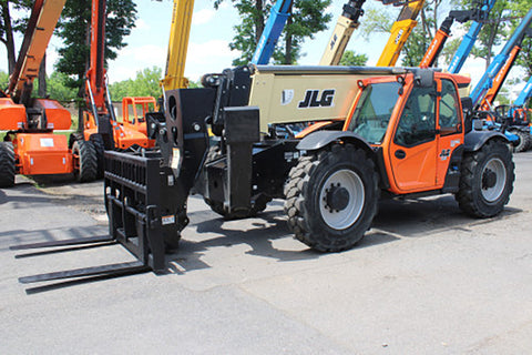 2020 JLG 1055 10000 LB DIESEL TELESCOPIC FORKLIFT 4WD ENCLOSED CAB WITH HEAT AND AC 681 HOURS STOCK # BF91298719-BUF - United Lift Equipment LLC