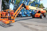 2019 JLG 1200SJP STRAIGHT BOOM LIFT AERIAL LIFT WITH JIB ARM 125' REACH DIESEL 4WD 2494 HOURS STOCK # BF91097839-NLE