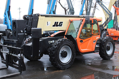 2018 JLG 1255 12000 LB DIESEL TELESCOPIC FORKLIFT TELEHANDLER PNEUMATIC ENCLOSED HEATED CAB OUTRIGGERS 4WD 2619 HOURS STOCK # BF91248719-NLE