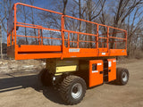 2018 JLG 330LRT SCISSOR LIFT 33' REACH DIESEL ROUGH TERRAIN 4WD 994 HOURS STOCK # BF9269549-RIL2 - United Lift LLC