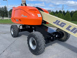 2014 JLG 400S TELESCOPIC BOOM LIFT AERIAL LIFT 40' REACH DUAL FUEL 4WD 3480/3560 HOURS STOCK # BF9295129-PAB