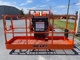 2014 JLG 400S TELESCOPIC STRAIGHT BOOM LIFT AERIAL LIFT 40' REACH DIESEL 4WD 3471 HOURS STOCK # BF9329189-PAB