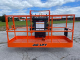 2014 JLG 400S TELESCOPIC BOOM LIFT AERIAL LIFT 40' REACH DUAL FUEL 4WD 3480/3560 HOURS STOCK # BF9295129-PAB