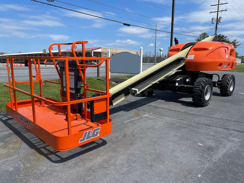 2014 JLG 400S TELESCOPIC STRAIGHT BOOM LIFT AERIAL LIFT 40' REACH DIESEL 4WD 3471 HOURS STOCK # BF9329189-PAB