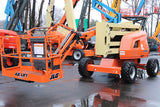 2017 JLG 450AJ ARTICULATING BOOM LIFT AERIAL LIFT WITH JIB ARM 45' REACH DIESEL 4WD 2397 HOURS STOCK # BF9398779-NLE