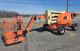 2015 JLG 450AJ ARTICULATING BOOM LIFT AERIAL LIFT WITH JIB ARM 45' REACH DIESEL 4WD 2448 HOURS STOCK # BF9345179-BUF