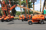 2019 JLG 460SJ STRAIGHT BOOM LIFT AERIAL LIFT WITH JIB ARM 46' REACH DIESEL 4WD 1302 HOURS STOCK # BF9429569-NLE