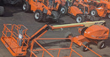 2020 JLG 460SJ TELESCOPIC STRAIGHT BOOM LIFT AERIAL LIFT WITH JIB ARM 46' REACH DIESEL 4WD 1272 HOURS STOCK # BF9445149-NLE