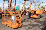 2020 JLG 460SJ TELESCOPIC STRAIGHT BOOM LIFT AERIAL LIFT WITH JIB ARM 46' REACH DIESEL 4WD 1272 HOURS STOCK # BF9445149-NLE