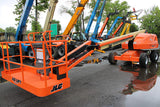 2014 JLG 460SJ TELESCOPIC STRAIGHT BOOM LIFT AERIAL LIFT WITH JIB ARM 46' REACH DIESEL 4WD 3265 HOURS STOCK # BF9398719-NLE - United Lift Equipment LLC