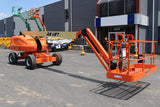 2014 JLG 460SJ TELESCOPIC STRAIGHT BOOM LIFT AERIAL LIFT WITH JIB ARM 46' REACH DIESEL 4WD 2014 HOURS STOCK # BF9349719-NLE