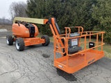 2016 JLG 600AJ ARTICULATING BOOM LIFT AERIAL LIFT WITH JIB 60' REACH DUAL FUEL 4WD 513 HOURS STOCK # BF9649529-ITNY