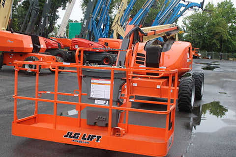 2018 JLG 600AJ ARTICULATING BOOM LIFT AERIAL LIFT WITH JIB 60' REACH DIESEL 4WD 2497 HOURS STOCK # BF9598719-NLE