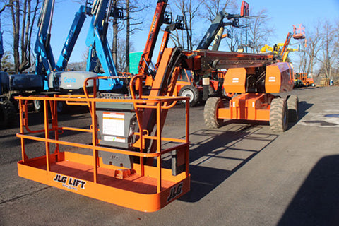 2019 JLG 660SJ TELESCOPIC BOOM LIFT AERIAL LIFT WITH JIB ARM 66' REACH DIESEL 4WD 1489 STOCK # BF9598739-NLE