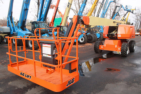 2020 JLG 660SJ TELESCOPIC BOOM LIFT AERIAL LIFT WITH JIB ARM 66' REACH DIESEL 4WD 867 HOURS STOCK # BF9845749-NLE