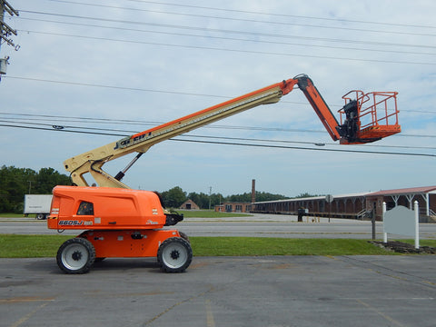 2021 JLG 660SJ TELESCOPIC BOOM LIFT AERIAL LIFT WITH JIB ARM 66' REACH DIESEL 4WD 953 HOURS STOCK # BF9791189-BUF