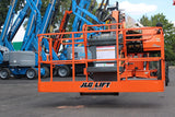 2022 JLG 670 SJ TELESCOPIC STRAIGHT BOOM LIFT AERIAL LIFT WITH JIB ARM 67' REACH DIESEL 4WD 903 HOURS STOCK # BF91098719-NLE