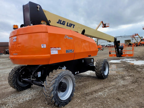 2024 JLG 860SJ STRAIGHT BOOM LIFT AERIAL LIFT WITH JIB ARM 86' REACH DIESEL 4WD STOCK # BF91321189-VAOH