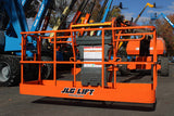 2018 JLG 860SJ STRAIGHT BOOM LIFT AERIAL LIFT WITH JIB ARM 86' REACH DIESEL 4WD 565 HOURS STOCK # BF9748529-NLE