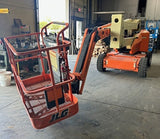 2015 JLG E450AJ ARTICULATING BOOM LIFT AERIAL LIFT WITH JIB ARM 45' REACH ELECTRIC 596 HOURS STOCK # BF9349529-NCB - United Lift Equipment LLC