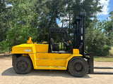 2018 KOMATSU FD160E-8 35000 LB CAPACITY DIESEL FORKLIFT PNEUMATIC 148/157 2 STAGE MAST SIDE SHIFTING FORK POSITIONER 5600 HOURS STOCK # BF9817769-TXB - United Lift LLC