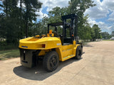 2018 KOMATSU FD160E-8 35000 LB CAPACITY DIESEL FORKLIFT PNEUMATIC 148/157 2 STAGE MAST SIDE SHIFTING FORK POSITIONER 5600 HOURS STOCK # BF9817769-TXB - United Lift LLC
