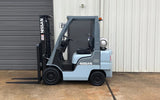 2009 NISSAN MP1F1A20LV 4000 LB LP GAS FORKLIFT PNEUMATIC TIRE 84/130 2 STAGE MAST 6379 HOURS STOCK # BF9105719-ARB - United Lift LLC