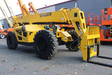 2019 PETTIBONE T944X 9000 LB DIESEL TELESCOPIC FORKLIFT TELEHANDLER PNEUMATIC SIDE TILT CARRIAGE AUXILIARY HYDRAULICS 3023 HOURS STOCK # BF9825159-NLE