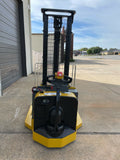 2014 YALE MSW040SFN24TV087 4000 LB ELECTRIC FORKLIFT WALKIE STACKER CUSHION 87/130 2 STAGE MAST 2131 HOURS STOCK # BF959499-ARB - United Lift Equipment LLC