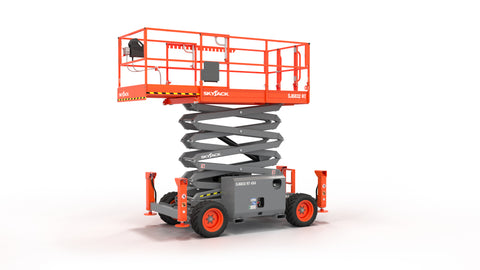 2025 SKYJACK SJ6832RT SCISSOR LIFT 32' REACH DUAL FUEL ROUGH TERRAIN TIRES WITH OUTRIGGERS BRAND NEW STOCK # BF9449269-BUF