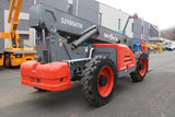 2016 SKYJACK SJ1056TH 10000 LB DIESEL TELESCOPIC FORKLIFT TELEHANDLER PNEUMATIC 4WD HEATED CAB OUTRIGGERS 2731 HOURS STOCK # BF9649759-NLE