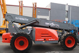 2016 SKYJACK SJ1056TH 10000 LB DIESEL TELESCOPIC FORKLIFT TELEHANDLER PNEUMATIC 4WD HEATED CAB OUTRIGGERS 2731 HOURS STOCK # BF9649759-NLE